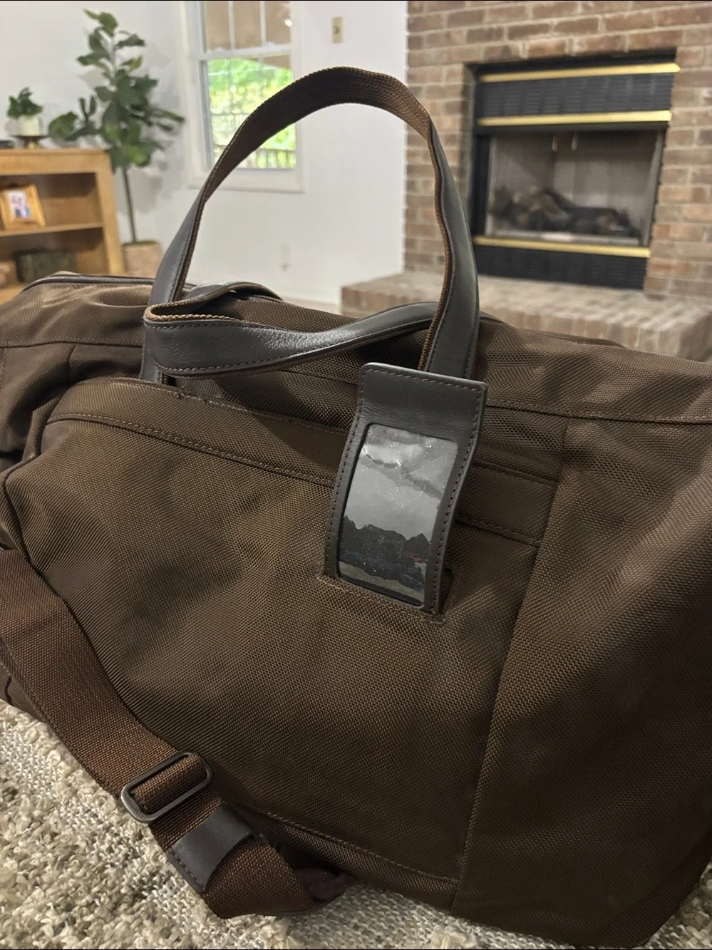 Briggs & Riley Baseline Extra Large Men’s Brown Weekender Duffel Bag